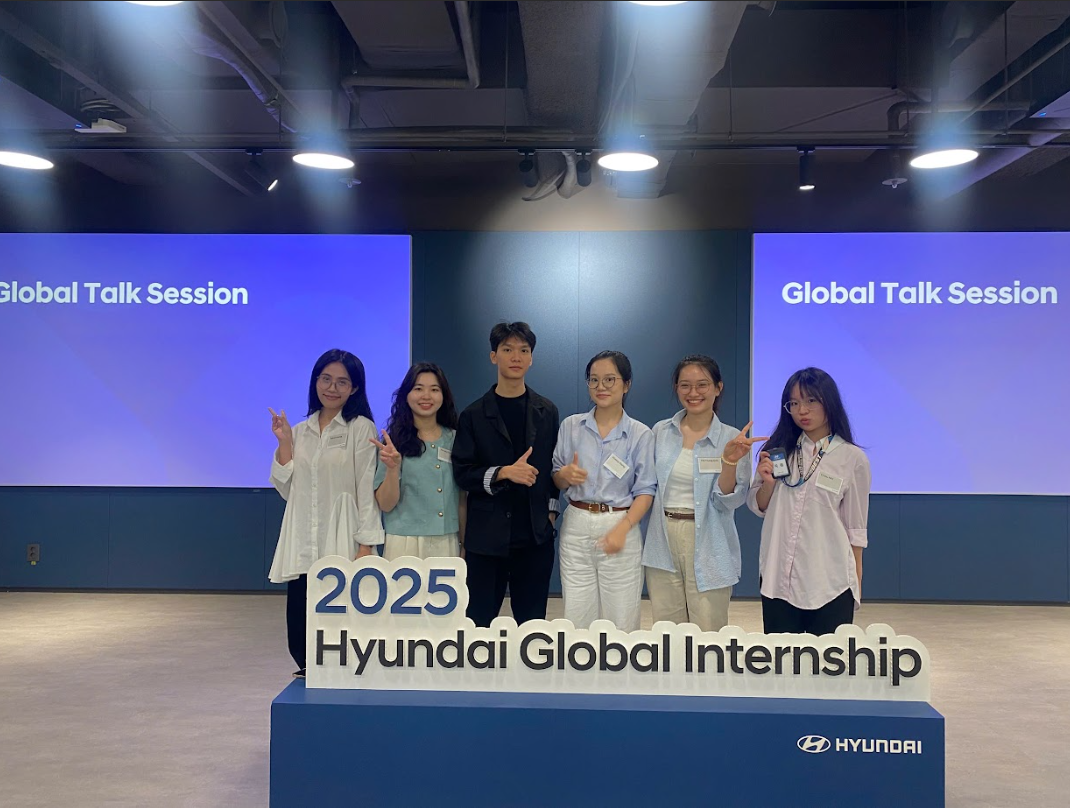 SINH VIÊN ĐHQGHN HOÀN THÀNH CHƯƠNG TRÌNH THỰC TẬP TẠI HYUNDAI MOTOR – HÀN QUỐC